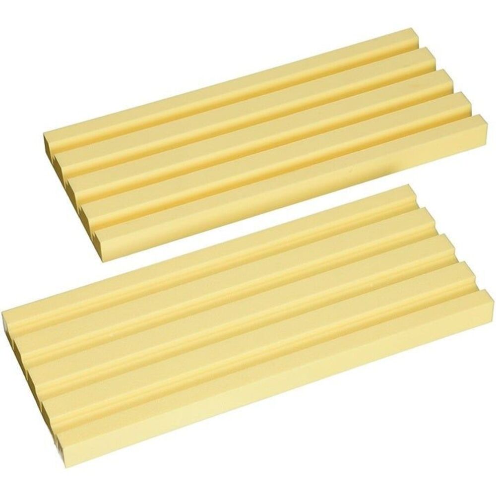 Domino Tile Game Holders 2-Piece Holds 44 Jumbo Dominoes Slanted Slots Gift NEW